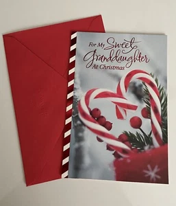 NEW Hallmark Christmas Greeting Card & Envelope For My Sweet Granddaughter - Picture 1 of 5