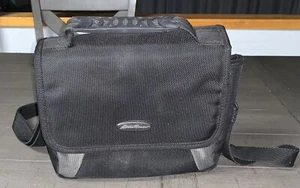 B2 BLACK EDDIE BAUER PADDED CAMERA PHOTOGRAPHY CARRY BAG CASE SHOULDER STRAP - Picture 1 of 16