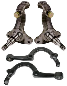 NEW SPINDLES & STEERING ARMS FOR 64-72 A-BODY,DISC BRAKE STEERING KNUCKLES - Picture 1 of 3