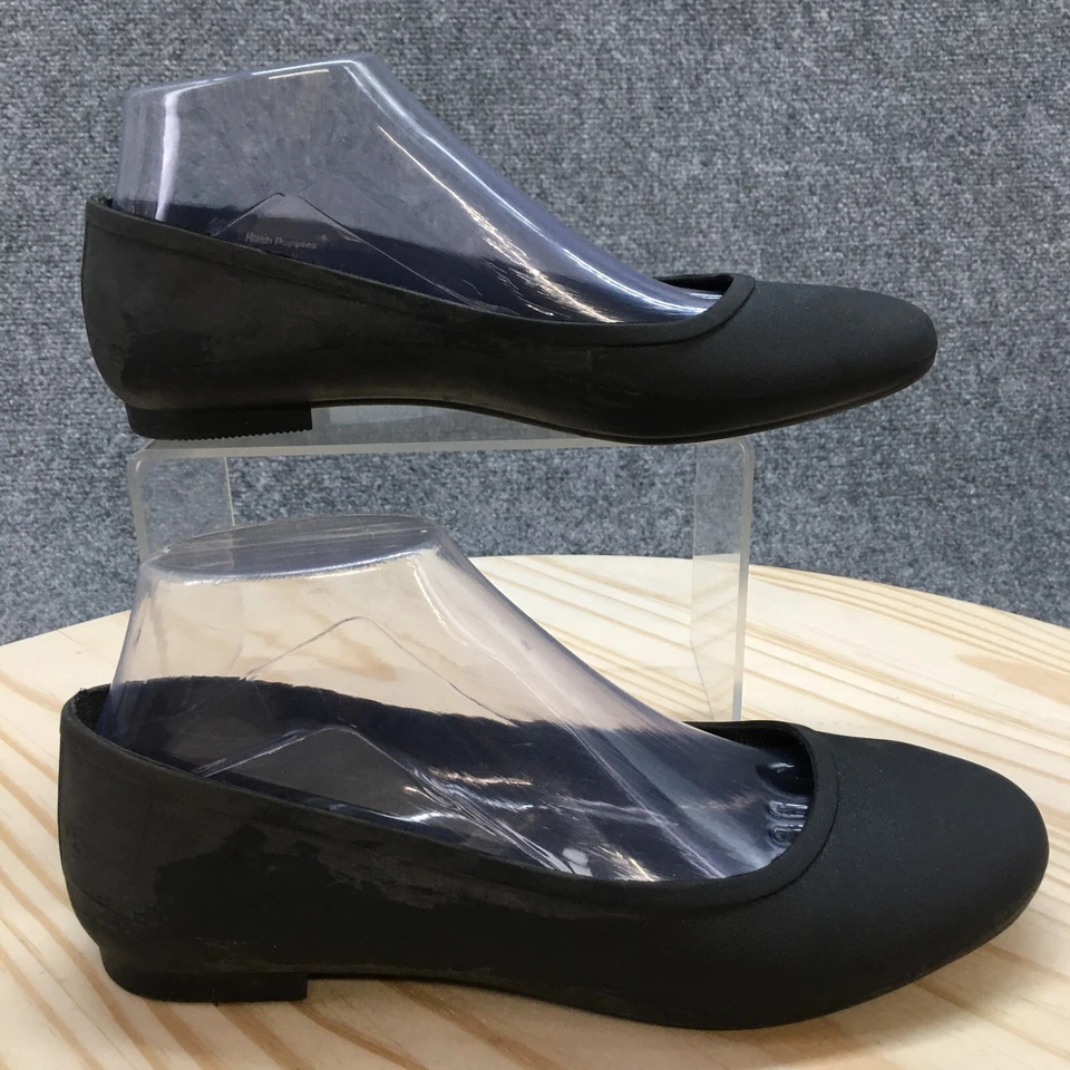 Hush Puppies Shoes Womens 8 Brite Pops Ballarinas Flats Black Comfort HW06755 - Image 1 of 4