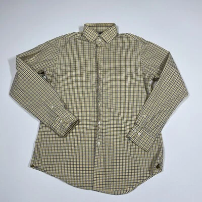 Ralph Lauren Shirt Men’s 15.5-33 Regent Yellow Blue Check L/S Button Up See Desc - Image 1 of 4