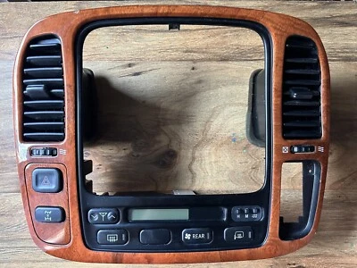 Lexus LX470 2001-2002 navegación radio tablero central ventilación aire control de clima OEM Foto 1 de 4