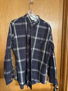 Roundtree & Yorke Men's Multicolor Checkered Button Down Long Sleeve Shirt Lg - Picture 1 of 6