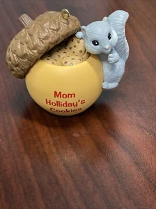 Vintage 1993 Hallmark Denkmal Ornament Mama Holliday's Kekse süßes Eichhörnchen - Bild 1 von 6