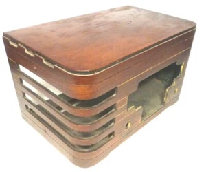 vintage ZENITH TABLETOP  6-S-439 / CH 5678:  WOOD SHELL. 16 X 9 X 9 & 1/2" - Picture 1 of 7