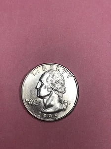 RARE 1995 P Washington ERROR Quarter Die Error Strike Error Missing Design - Picture 1 of 11