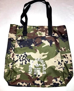 Adidas Originals Simple Tote bag embossed logo Tote Trefoil Logo Camo - Picture 1 of 9