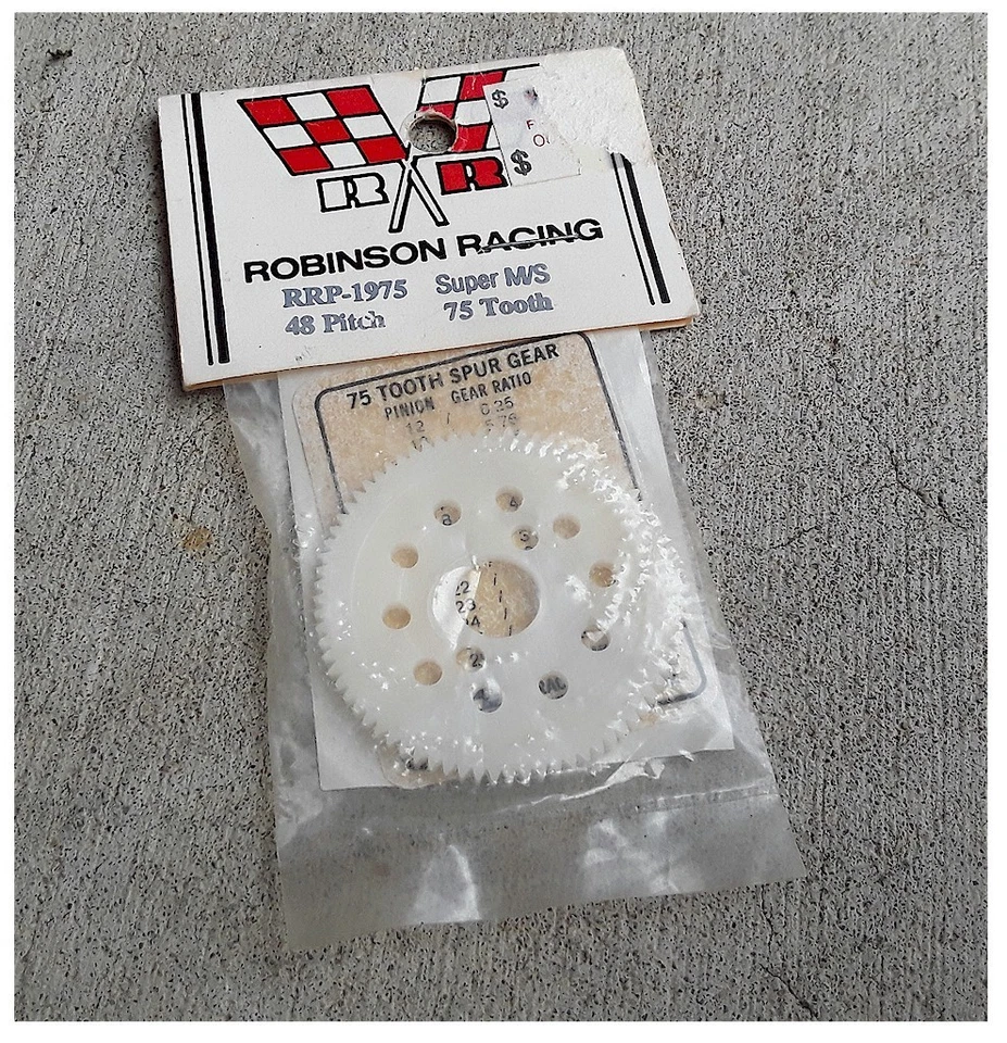 Coche de radiocontrol Robinson Racing 1975 Spur Gear súper mecanizado 48P 75T PVP-1975 Foto 1 de 1
