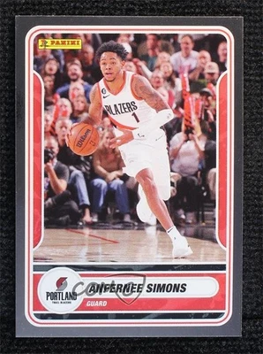 2023-24 Panini Sticker & Card Collection Silver Anfernee Simons #13 - Image 1 of 2
