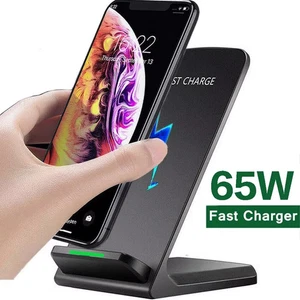 Universal Wireless Charger Station Fast Charging Holder Dock Phone Stand Adapter - Picture 1 of 18