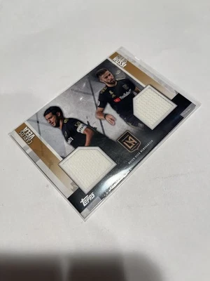2019 Topps MLS Carlos Vela Diego Rossi Match Used Jersey 89/210 - Image 1 of 3
