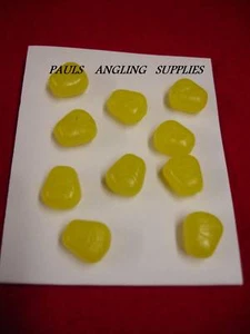 Artificial Sweetcorn ASL 10 Pack Pop Up Fishing Bait YELLOW - Picture 1 of 1