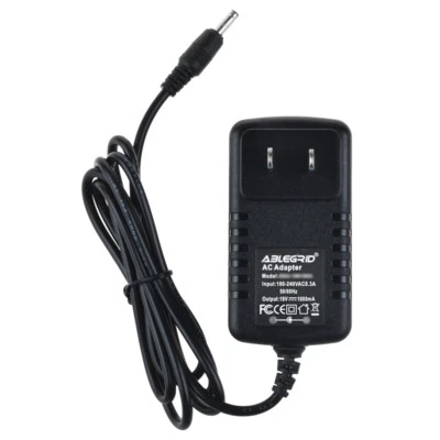 AC Converter Adapter Charger DC 18V 0.5A-1A Power Supply US 3.5mm x 1.35mm - Image 1 of 4