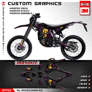 Kungfu Graphics Custom Wrap Kit for Sur Ron Ultra Bee Stickers Kit Deco - Foto 1 di 28