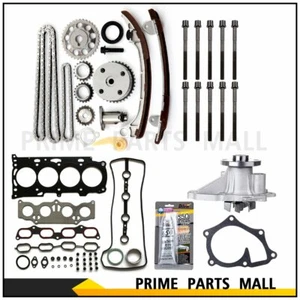 For 2007-2009 Toyota Camry Head Gasket Bolts Set Timing Chain Kit Water Pump 2.4 - Picture 1 of 12