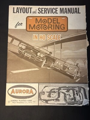 1961 Layout Service Manual Model Motoring Ho Scale Assembly Instructions Aurora - Image 1 of 4