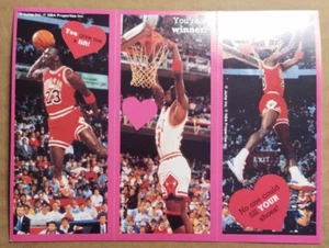 1991 Cleo Jump Inc. Michael Jordan TRIPLE valentine - Picture 1 of 5
