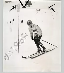 MRS. HARRY PARISH @ evento sciistico ALPINE MEADOWS CA donne atleti 1967 foto stampa - Foto 1 di 2