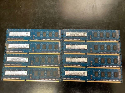 Lote de 8 Memorias Hynix 2GB 1 Rx8 PC3-10600U Escritorio RAM DDR3 Foto 1 de 2