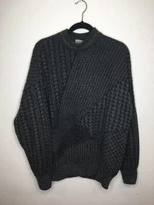 Suéter Giorgio Di Firerra Abstracto Gris Tejido Lana Acrílico Para Hombres XL - Imagen 1 de 3