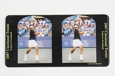 ROGER FEDERER Cincinnati Tennis Masters Color Stereoview 2007 Brandt Rowles #11