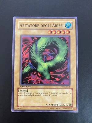 Yu-Gi-Oh Card Common Ita 1a Edition Pmt-i039 Haunter of The Abyss near Mint - Image 1 of 2