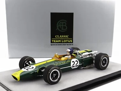 MODELLINO AUTO STATICO TECNOMODEL LOTUS F1 43 JIM CLARK MONZA ITALY GP 1966 1/18 - Immagine 1 di 4