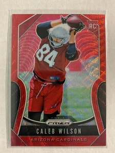 2019 Panini Prizm Prizms Red Wave #367 Caleb Wilson RC /149 SL@MJ4 - Picture 1 of 2