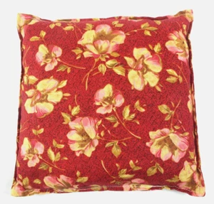 Cherry Pit Microwave Cold/Heat Pad Square 9 x 9 Inch Flowers Design New Handmade - Picture 1 of 2