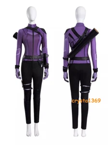 Female Hawkeye Costume Cosplay Kate Bishop Outfit Women Halloweewn Party Uniform - Picture 1 of 28