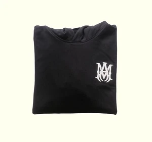 MIKE AMIRI EMBROIDERED BLACK HOODIE SWEATSHIRT MENs SZ XXL - Picture 1 of 7