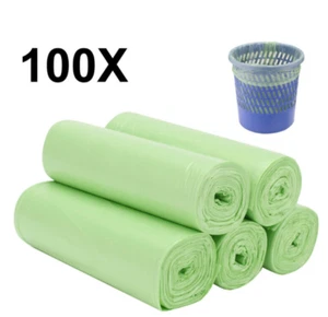 15 Liter x100 Biodegradable Trash Bags Food Garbage Caddy Bin Liners - Picture 1 of 11