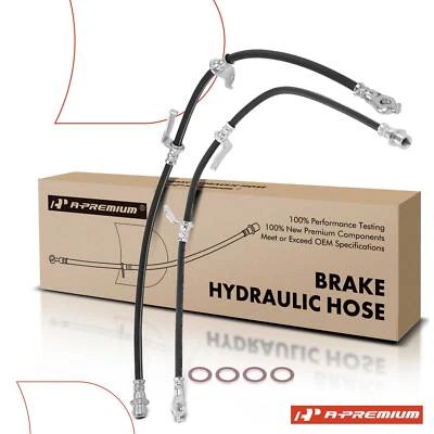 A-Premium 2 Brake Hydraulic Hose Front L & R for Toyota RAV4 Mirai Lexus HS250h - Image 1 of 4