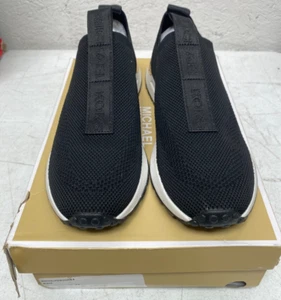 Michael Kors Womens Bodie Black Slip On Low Top Casual Shoes Sneakers Size-8 - Picture 1 of 7