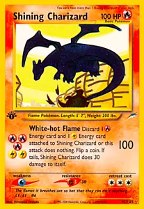 Pokemon Shining Charizard Rare Shining Neo Destiny #107 Foto Magnet @ 3"x5" - Bild 1 von 1