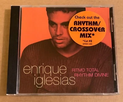 Promo CD Single Enrique Iglesias - Ritmo Total / Rhythm Divine (1999) CDP-LAT256 Foto 1 de 2