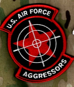 USAF RED FLAG F-15C/F-35A GENERIC vêlkrö PATCH:⭐64th/65th AGGRESSOR AGRS⭐ - Picture 1 of 10