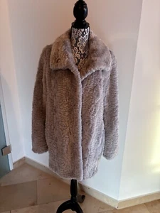 Danke Fur Mantel Persianer Jacke Grau Weich  - Bild 1 von 6