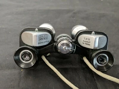 Vintage Oxley triple tested Binoculars  coated optics   7x18 field 6.3° perfect - Image 1 of 4