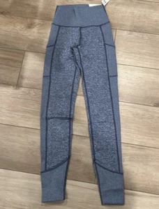 NWT Aerie Offline Blue Marble High Waist Hugger Leggings Women’s XS long - Picture 1 of 9
