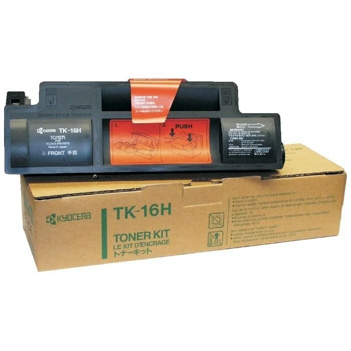 Kyocera TK-16H Original New Black 3600 Pages Ecosys Printer 600 800 Series - Image 1 of 1