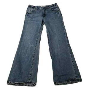 Girls OP Bootcut Size 12 Jeans Adjustable Waistband - Picture 1 of 7