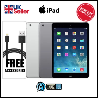 Apple iPad mini 4 32GB Wi-Fi+4G Silver 7.9in Pristine Grade 1 YR Warranty - Image 1 of 2