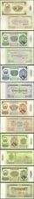 6PCs Mongolia 1-50 Tugrik Banknotes 1983 Series, Uncirculated & Complete Set
