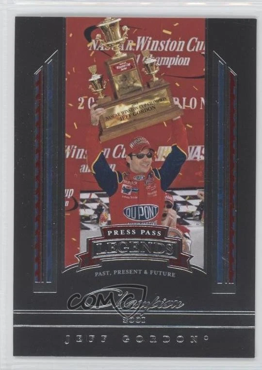 2005 Press Pass Legends Jeff Gordon #43 HOF - Image 1 of 2