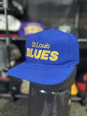 St Louis Blues Starter 100% Wool Snapback Hat Hockey - Image 1 of 4