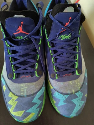 Nike Air Jordan XXXIV Zapatillas bajas EYBL 113 CZ7747-500 EE. UU. Talla 13 Foto 1 de 4