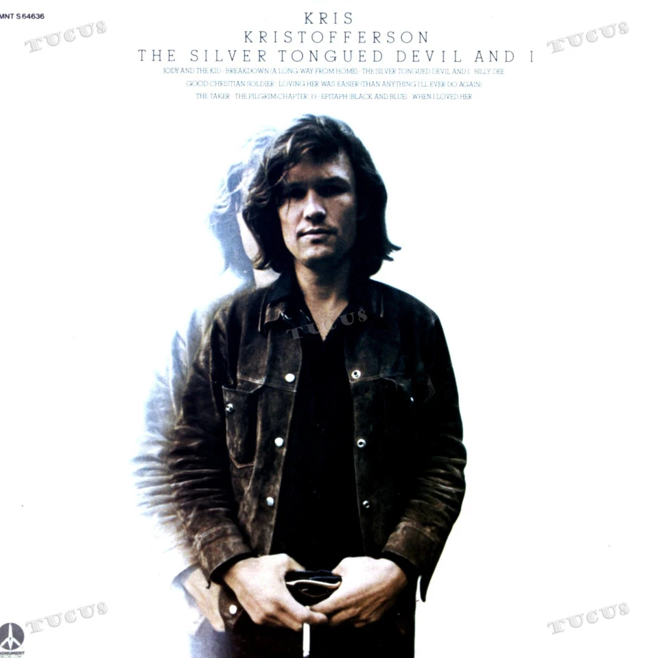 Kris Kristofferson - The Silver Tongued Devil And I LP (VG) .* - Image 1 of 1