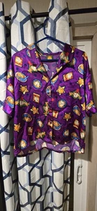 PAWS GARFIELD Paws lila/mehrfarbig Pyjama Oberteil (Gr: M) bis Large  - Bild 1 von 5