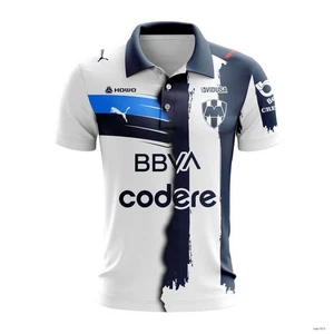 Custom LIGA MX C.F. Polo Monterrey 2025/26 Home Mix Away Performance Polo - Imagen 1 de 5